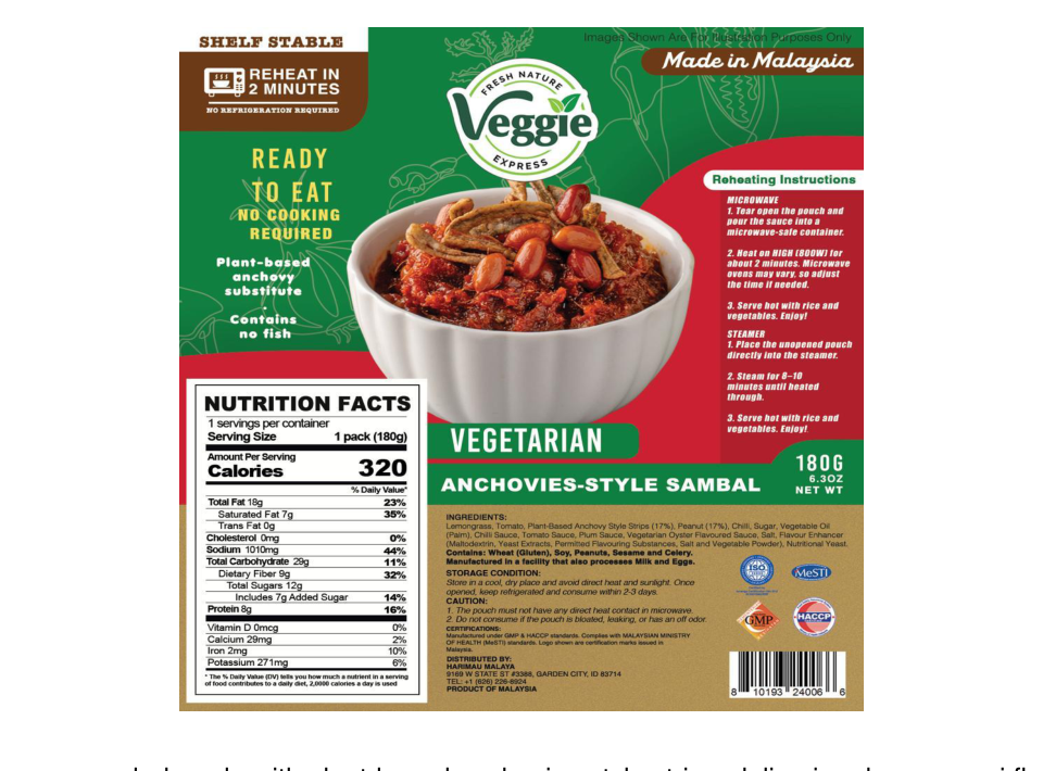 Vegetarian Anchovies-Style Sambal